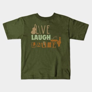 Live Laugh  Laufey Instruments Kids T-Shirt